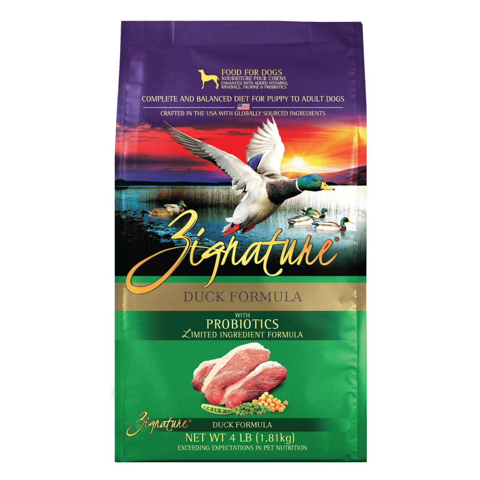 Buy Zignature Duck Formula Dog Dry Food 4LB Pets Global Singapore Online Shopping and Delivery Pets Global Pte Ltd